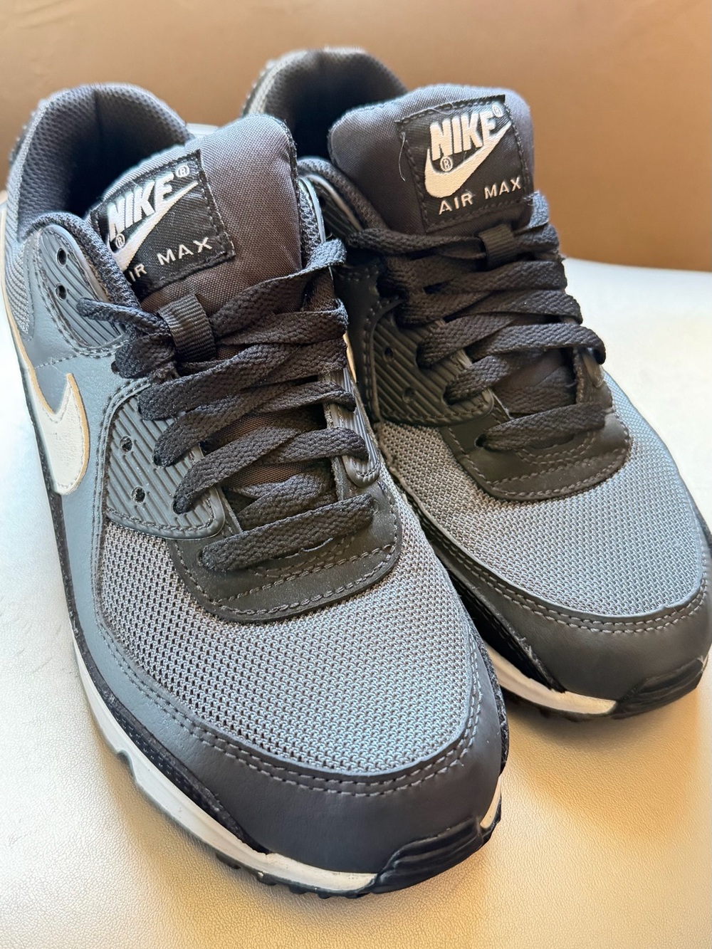 Nike Air Max Men's Gray and Black Athletic Sneakers